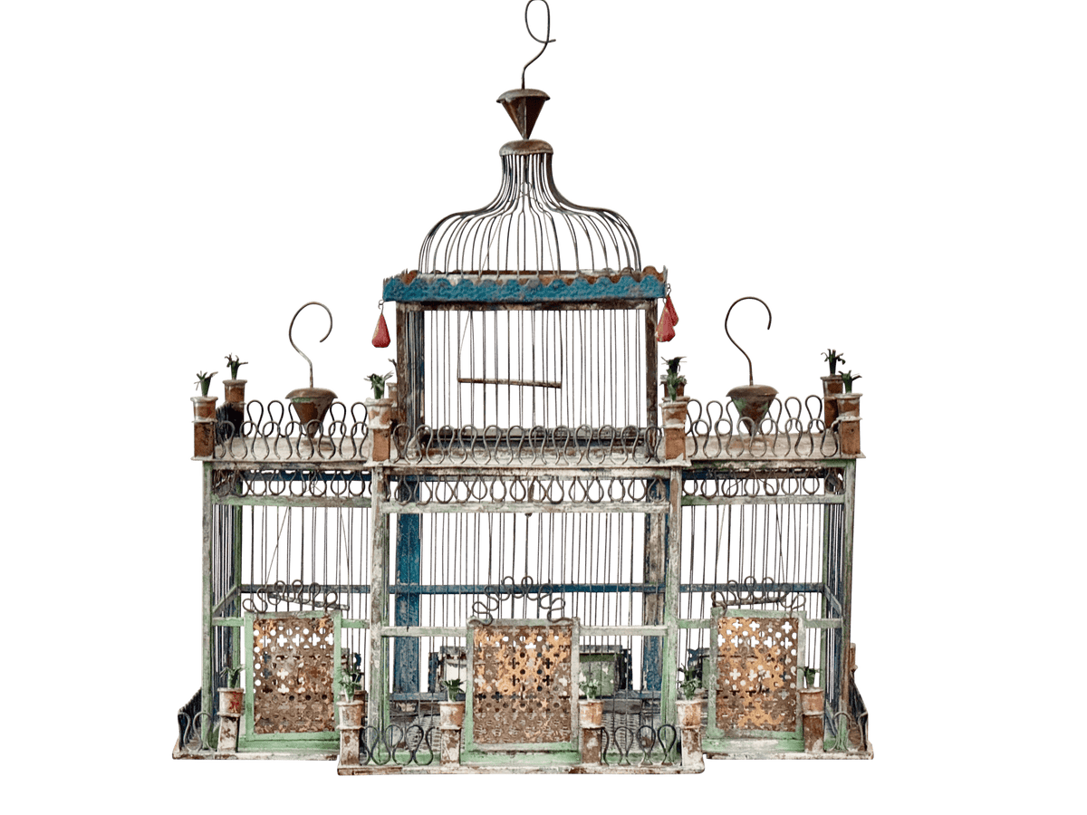 Extraordinary Architectural Birdcage - Helen Storey Antiques