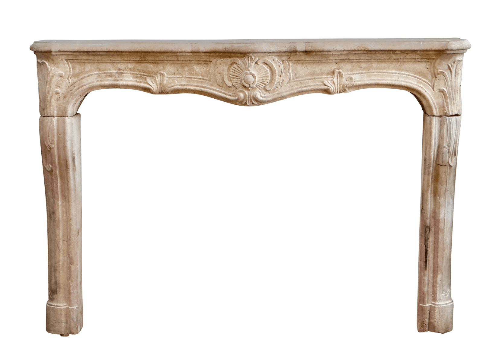Fine French Limestone Mantelpiece, 18th Century, c, 1745