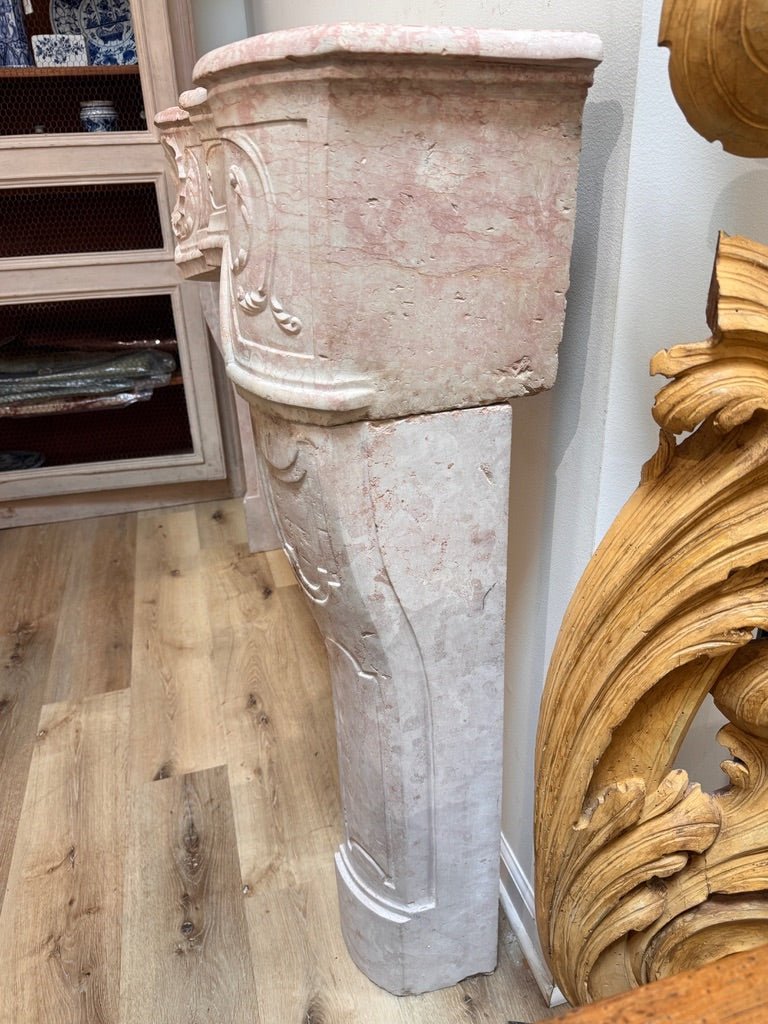 Fine French Marble Mantelpiece, 18th Century - Helen Storey Antiques