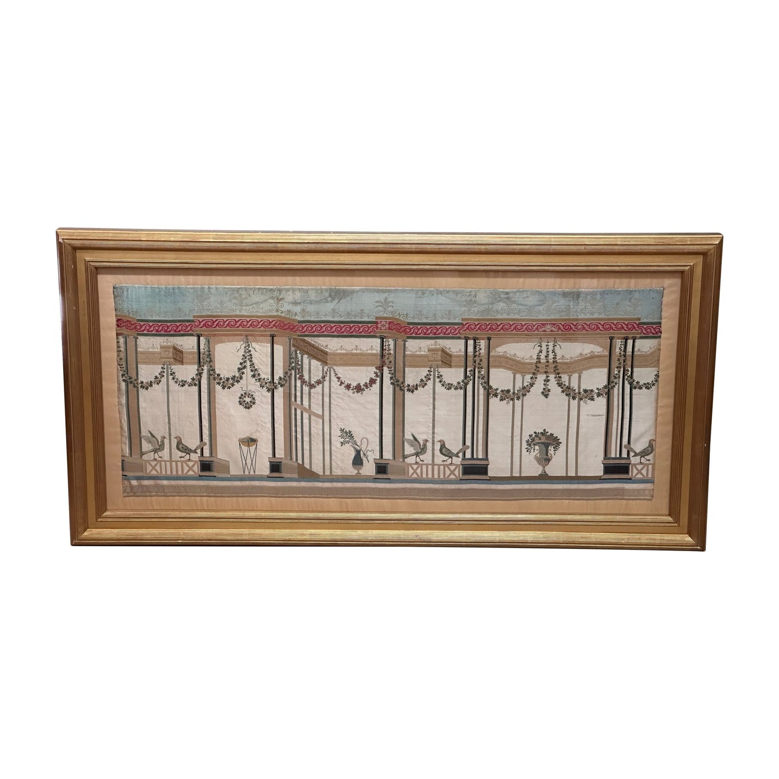 Fine French Woven Silk Piece, 18th Century