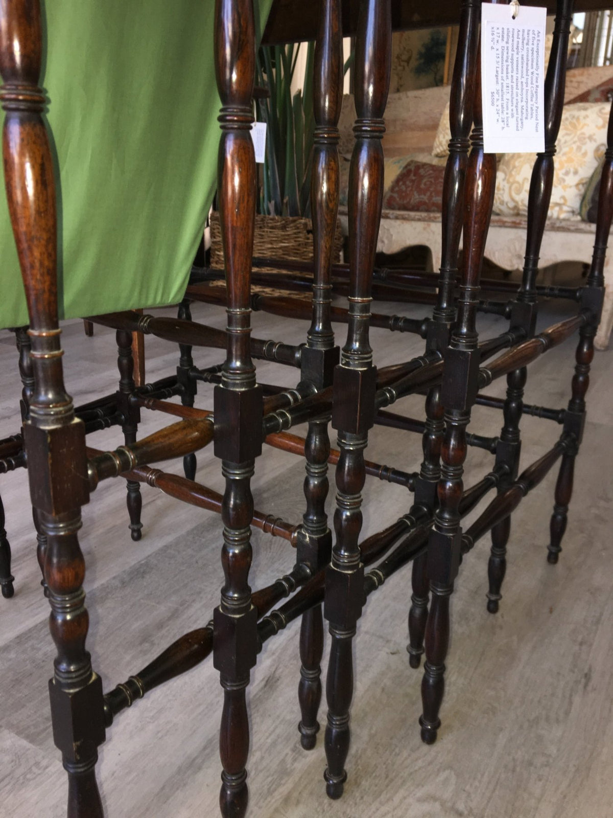 Fine Regency Set of Nesting Tables - Specimen Tables by Gillows of Lancaster &amp; London - Helen Storey Antiques