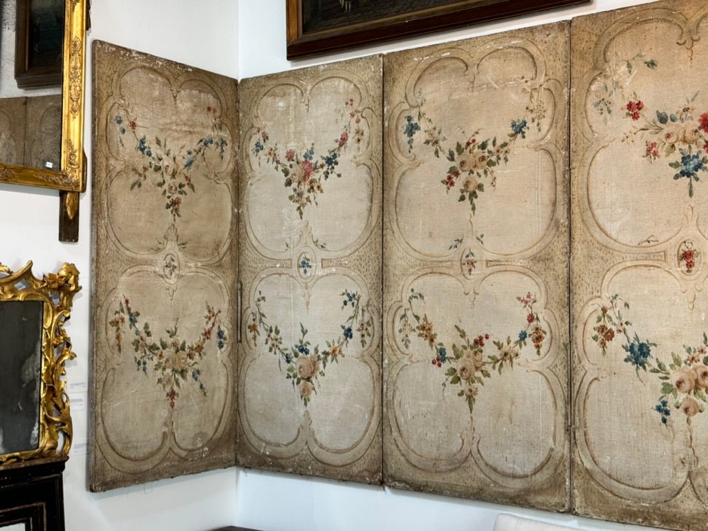 French 18th Century Chateau Screen, 8 Panels - Helen Storey Antiques