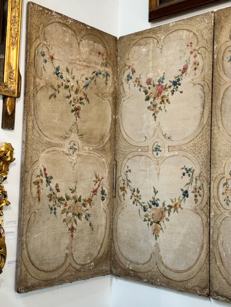 French 18th Century Chateau Screen, 8 Panels - Helen Storey Antiques