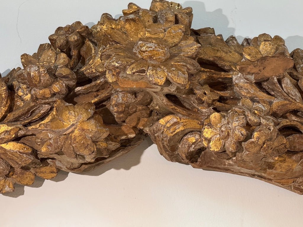 French Carved and Gilded Architectural fragment, 18th-19th c. - Helen Storey Antiques