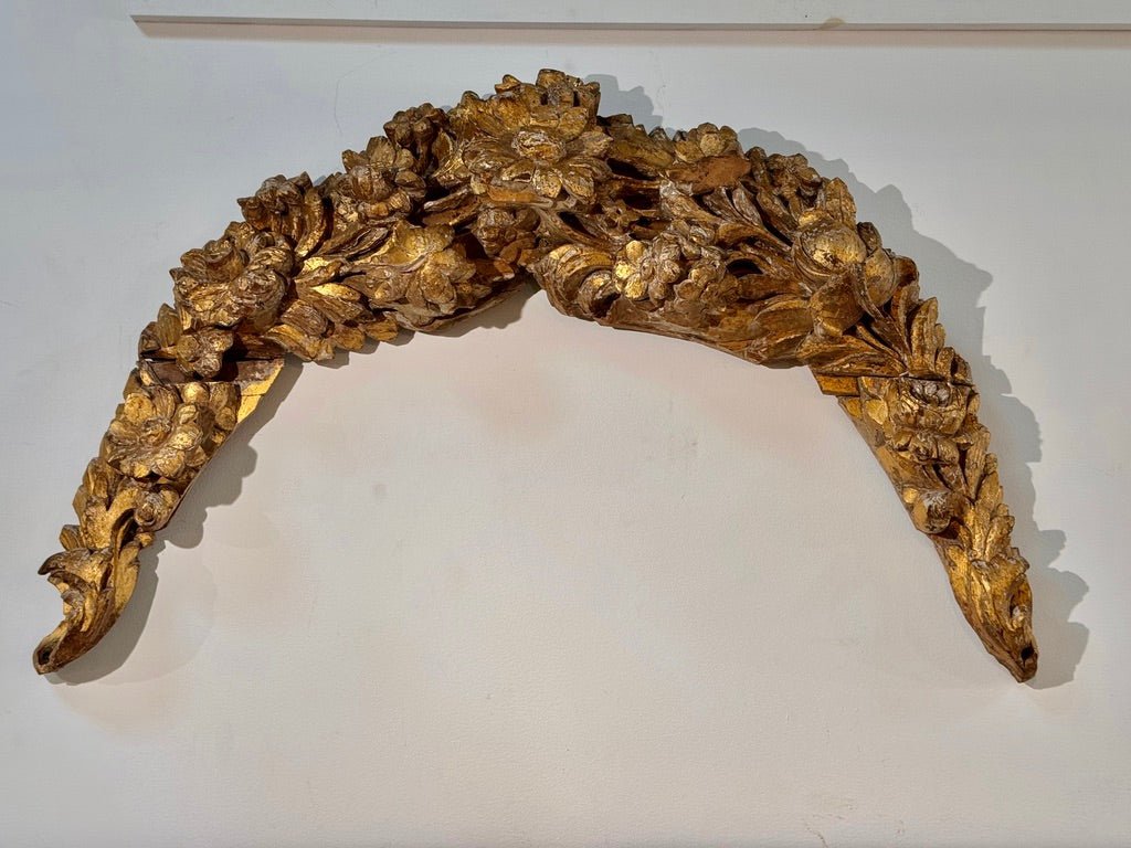 French Carved and Gilded Architectural fragment, 18th-19th c. - Helen Storey Antiques