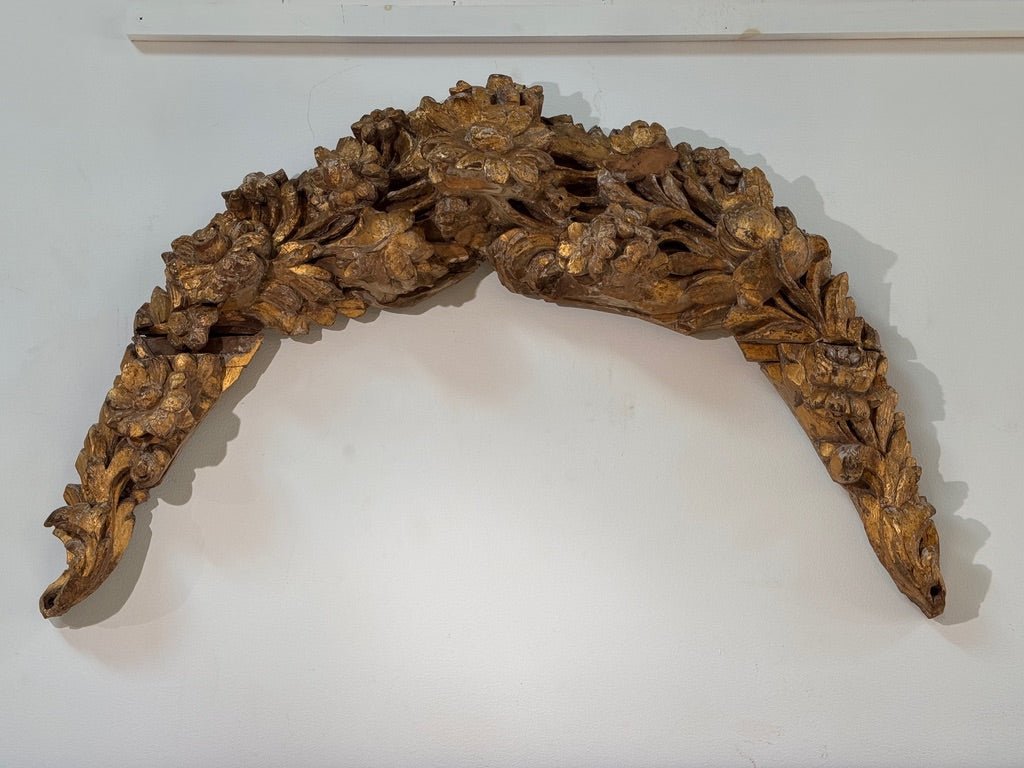 French Carved and Gilded Architectural fragment, 18th-19th c. - Helen Storey Antiques