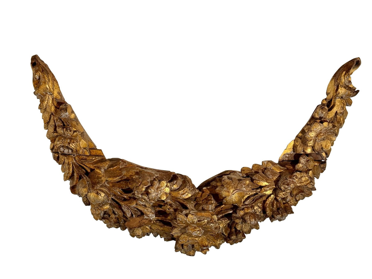 French Carved and Gilded Architectural fragment, 18th-19th c. - Helen Storey Antiques