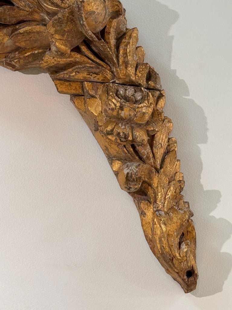 French Carved and Gilded Architectural fragment, 18th-19th c. - Helen Storey Antiques