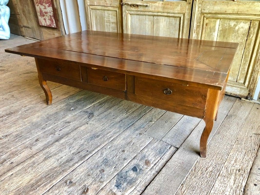 French Farm Table / Pantry or Sofa table, Louis XV - Helen Storey Antiques