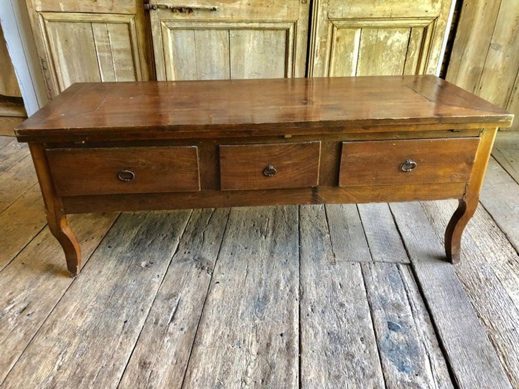 French Farm Table / Pantry or Sofa table, Louis XV - Helen Storey Antiques