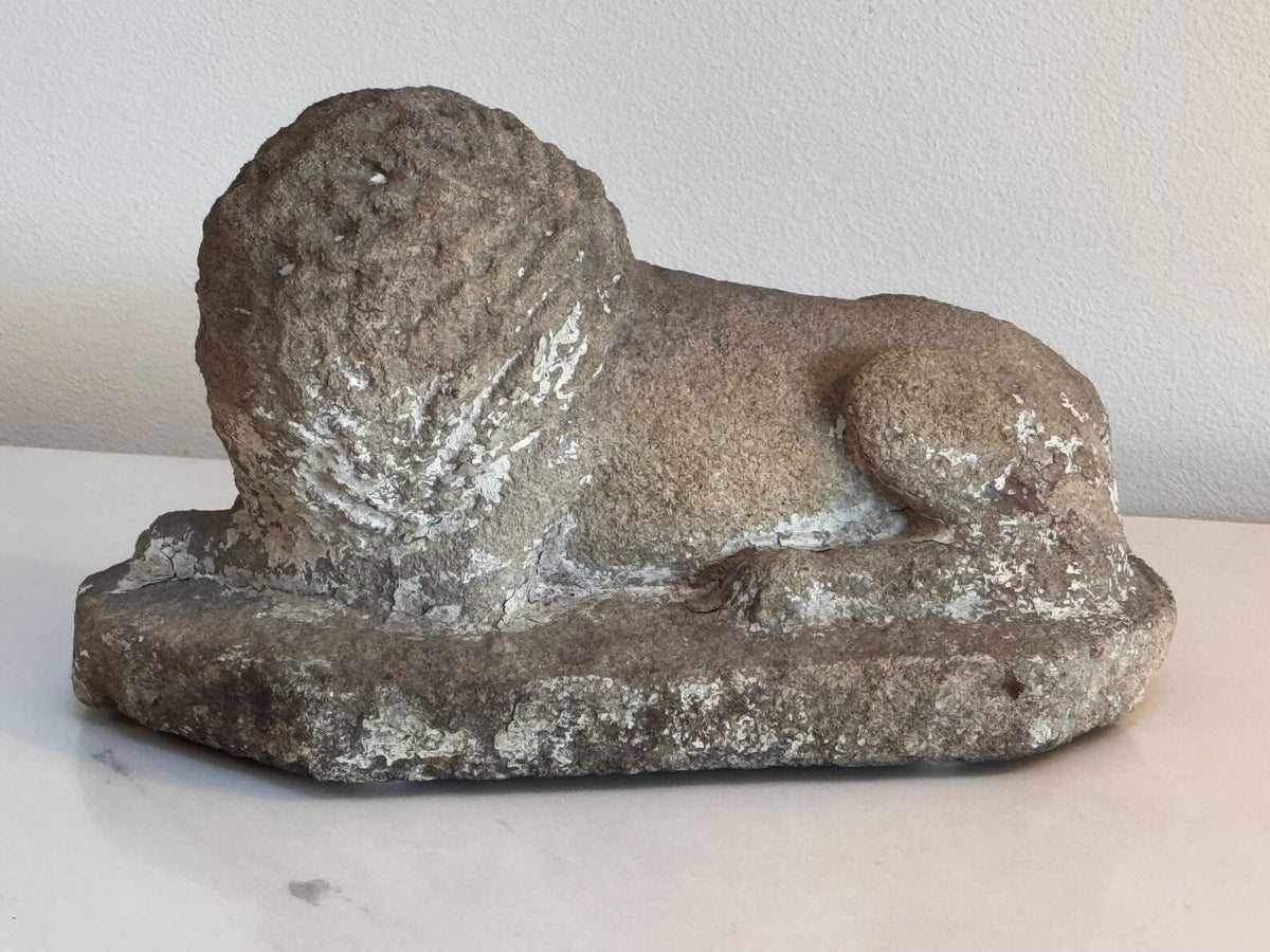 French Gothic Stone Lion, 15th Century - Helen Storey Antiques