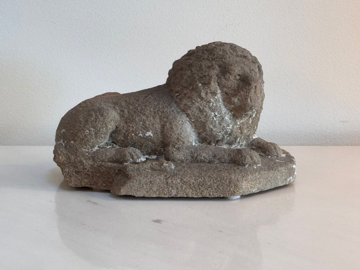 French Gothic Stone Lion, 15th Century - Helen Storey Antiques