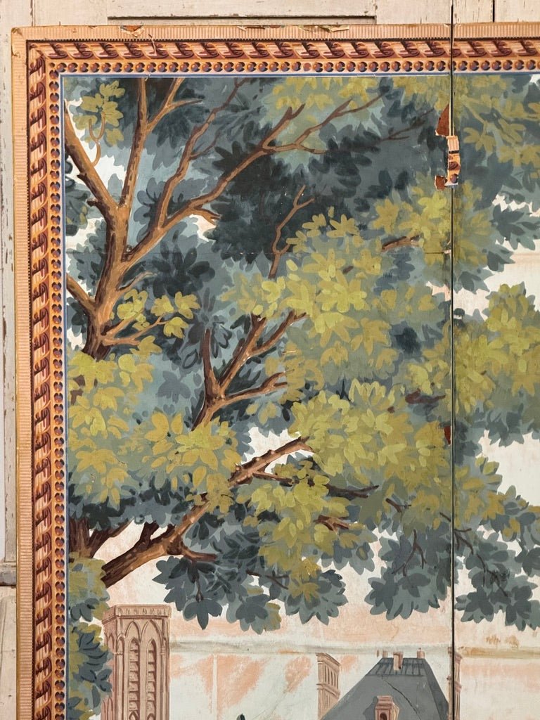French Wallpaper, early 19th C. Dufour, original c. 1814. - Helen Storey Antiques