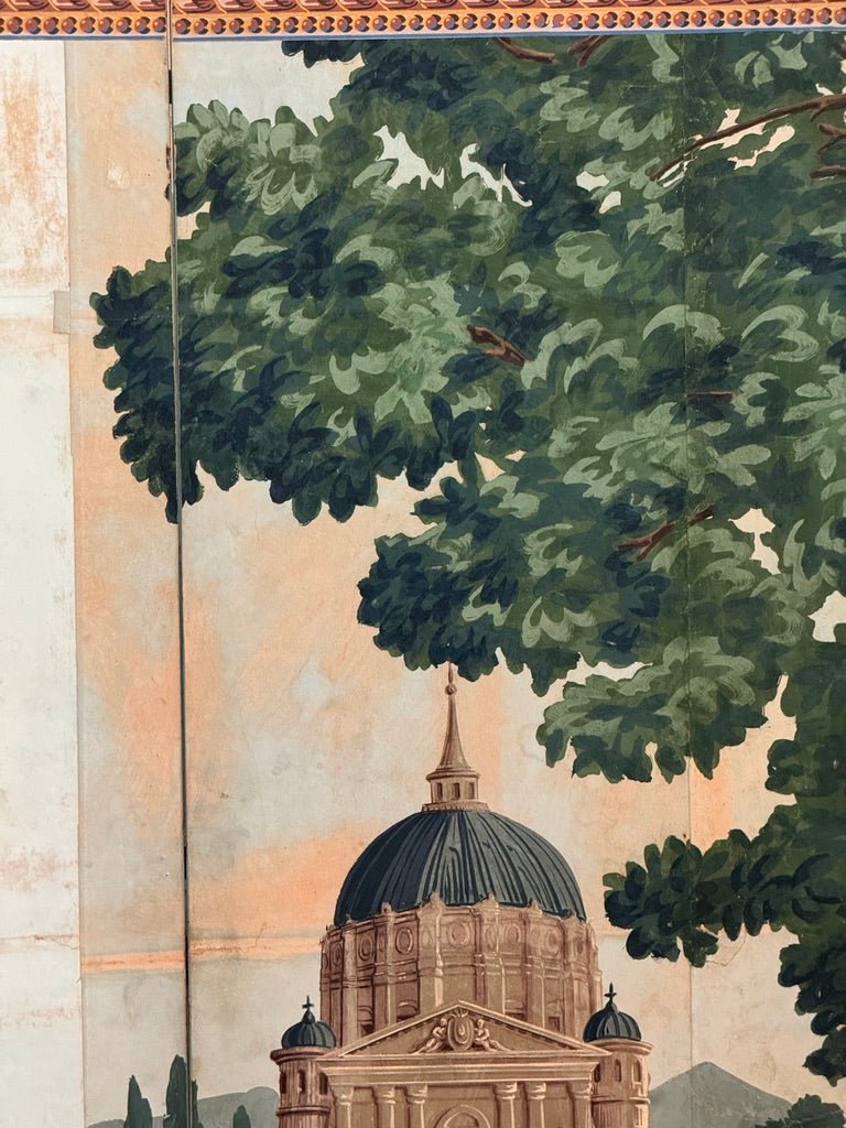 French Wallpaper, early 19th C. Dufour, original c. 1814. - Helen Storey Antiques