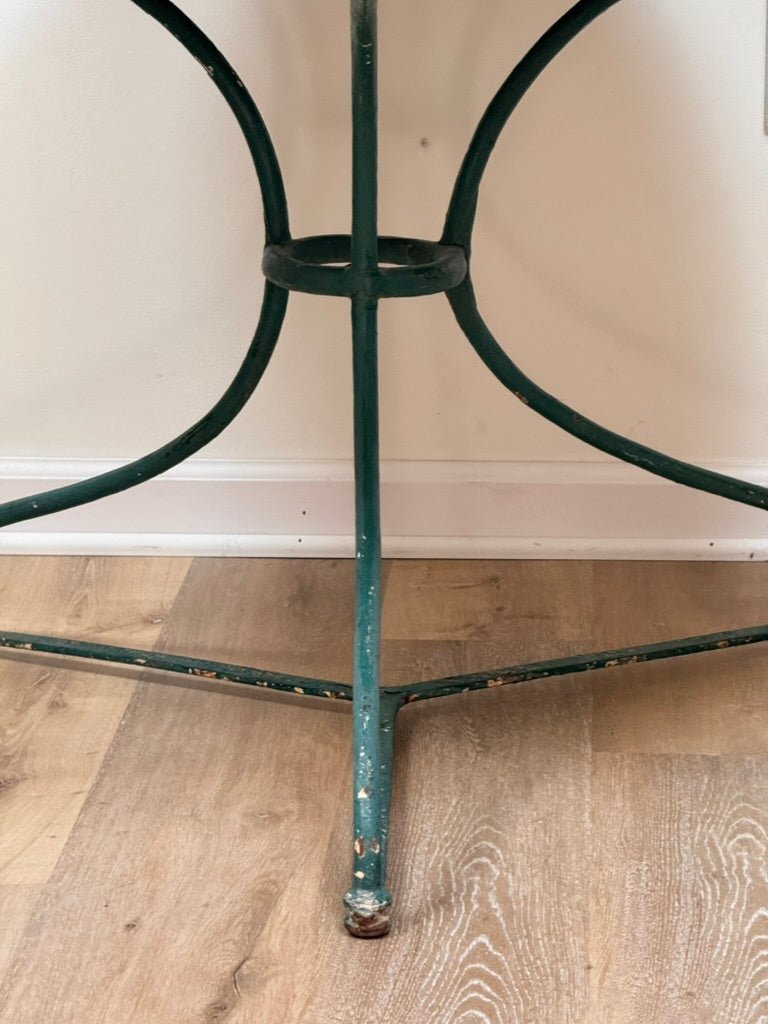 French wrought iron table and four chairs, circa 1890–1910, Provence - Helen Storey Antiques