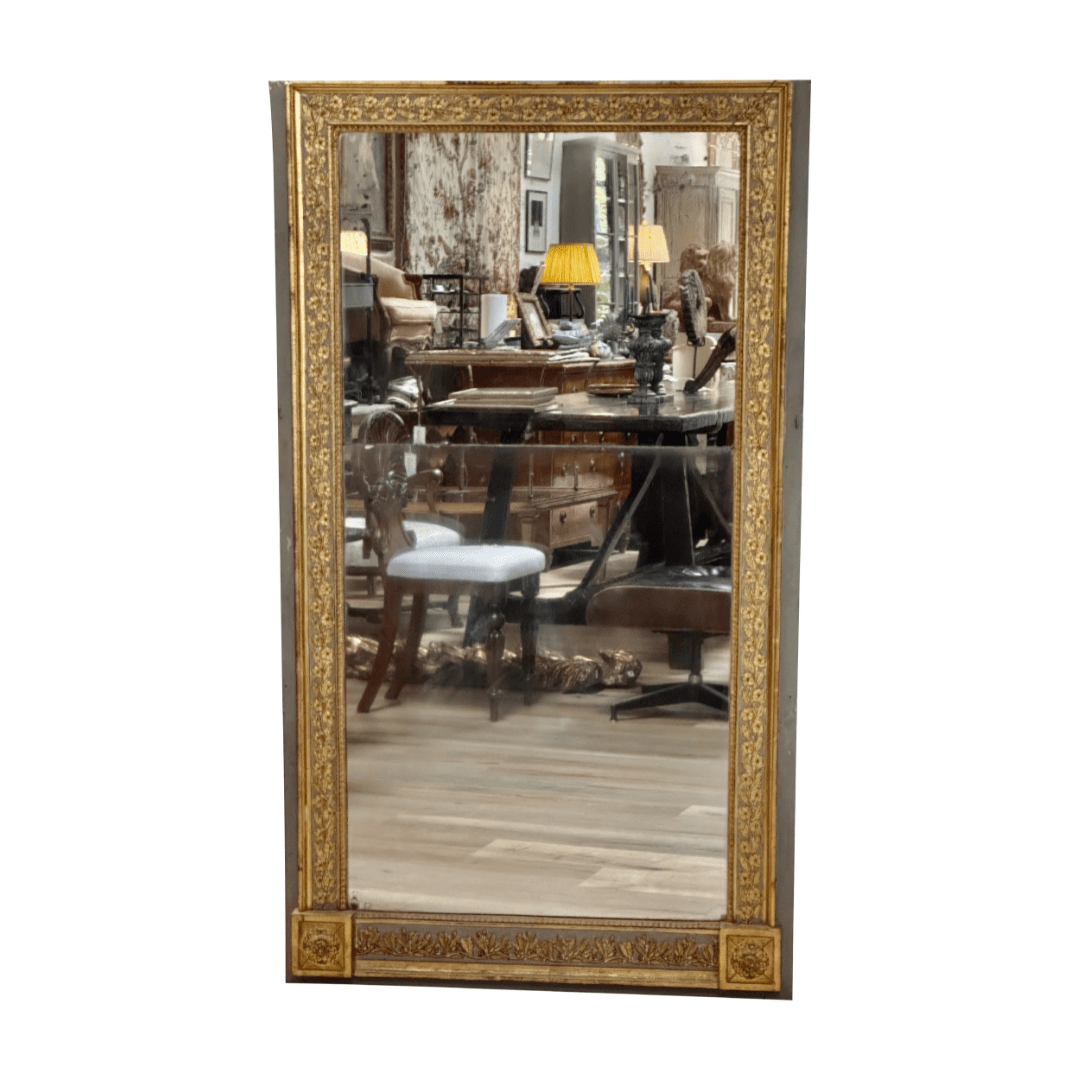 Gorgeous 19th Century Boiserie Panel Mirror - Helen Storey Antiques