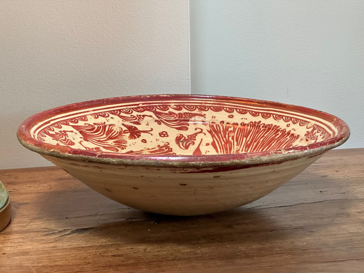 Hispano Moresque Copper Lustre Bowl, 17th century - Helen Storey Antiques