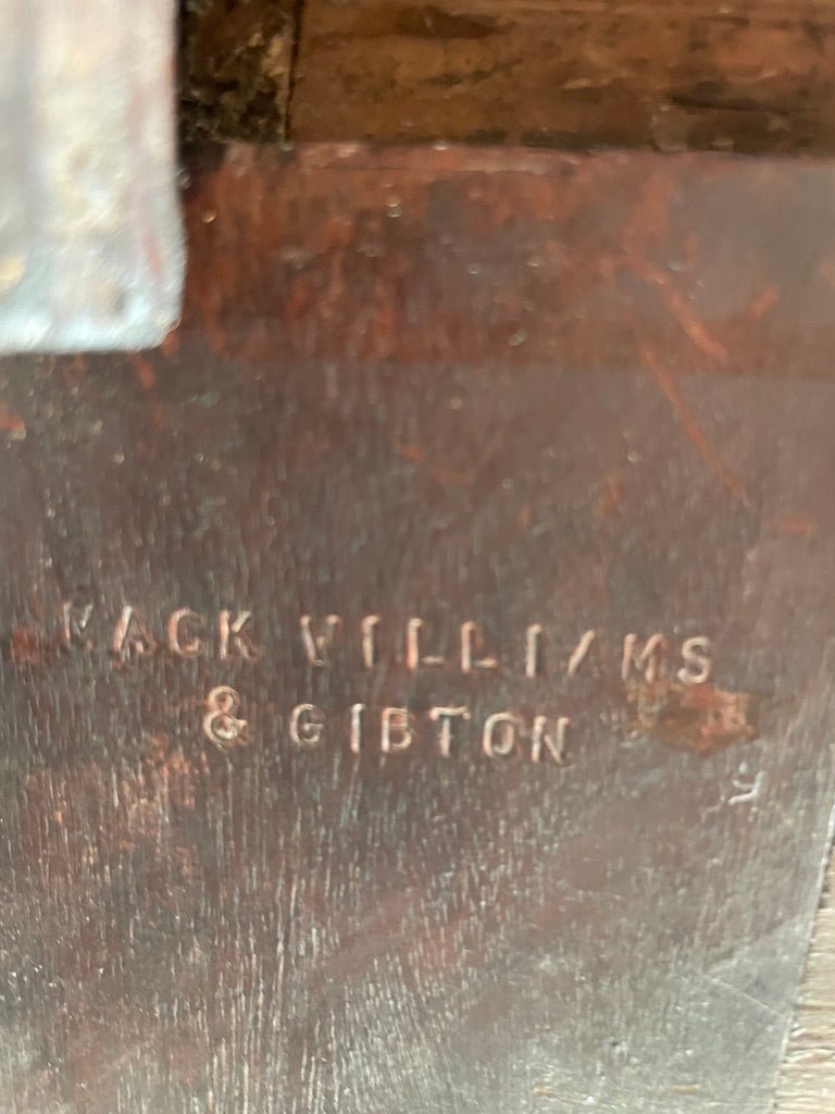 Irish Serving Table or Server, Dublin c. 1790 - 1810, Signed Mack, Williams & Gibton - Helen Storey Antiques