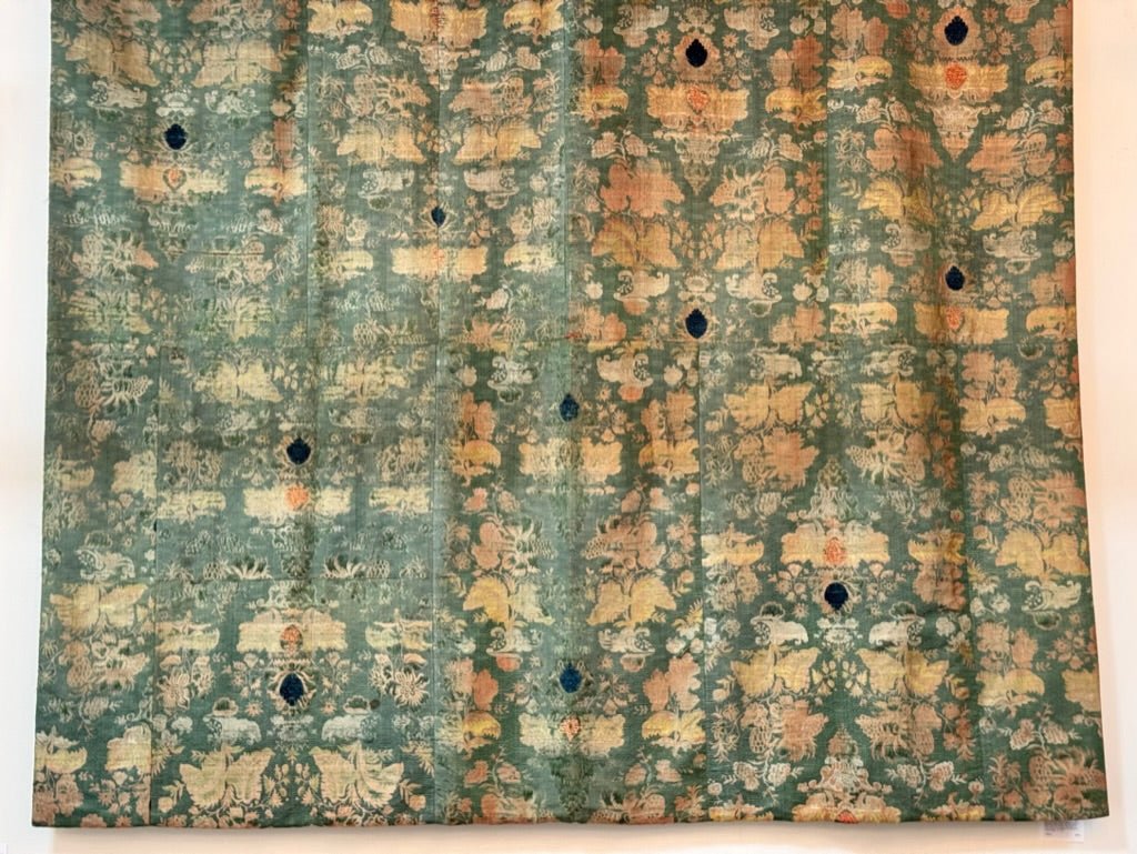 Italian 17th Century Silk Lampas Panel