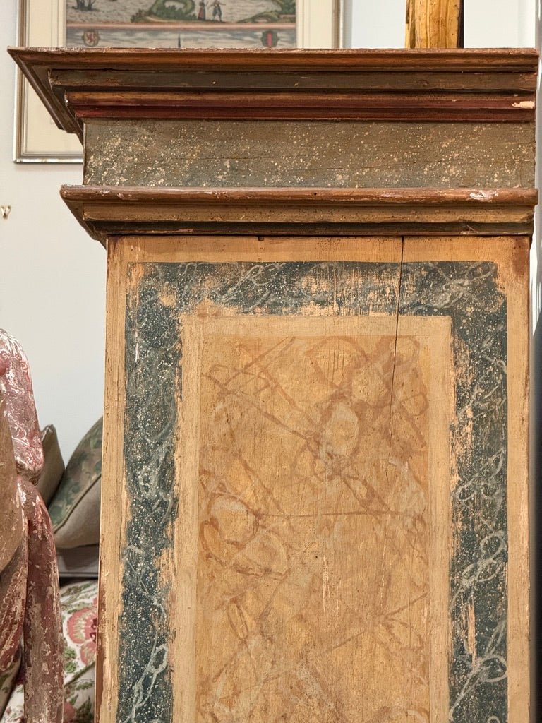 Italian painted armoire, Tuscany 18th Century - Helen Storey Antiques