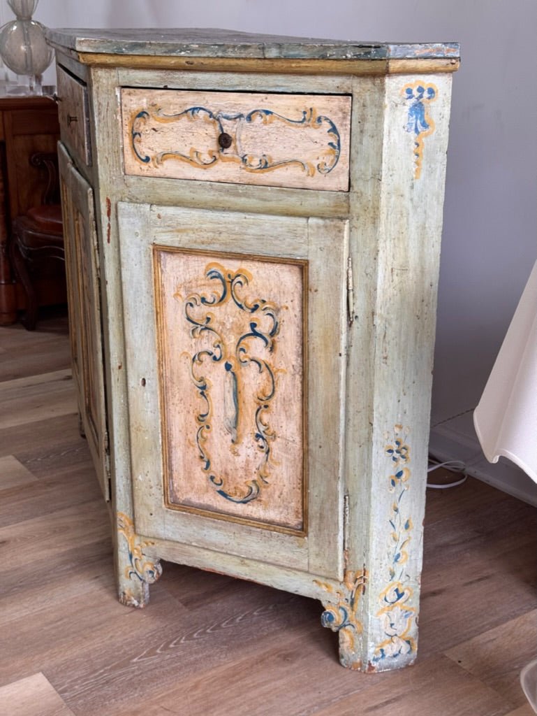 Italian Painted Florentine Credenza, Late 18th Century - Helen Storey Antiques