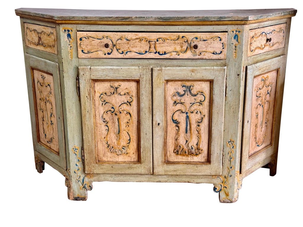 Italian Painted Florentine Credenza, Late 18th Century - Helen Storey Antiques