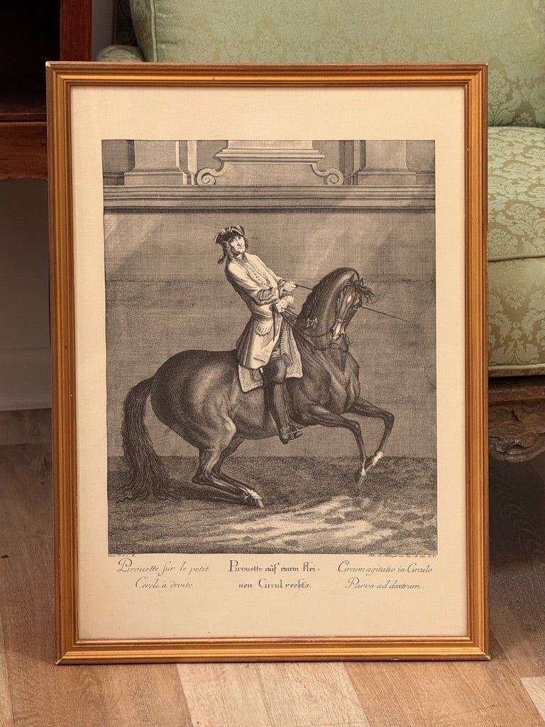 Johann Elias Ridinger (German, 1698–1767).&nbsp; Set of six; Equestrian Lithographs - Helen Storey Antiques