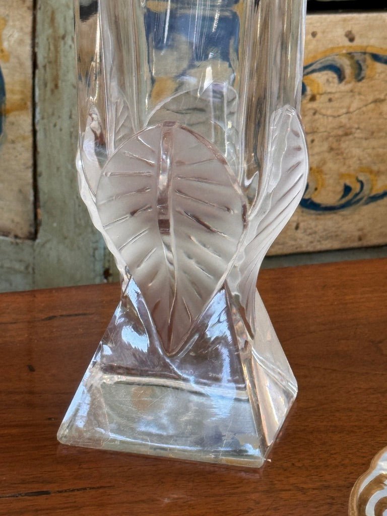 Lalique &quot;Broceliande&quot; clear crystal vase, 20th Century - Helen Storey Antiques