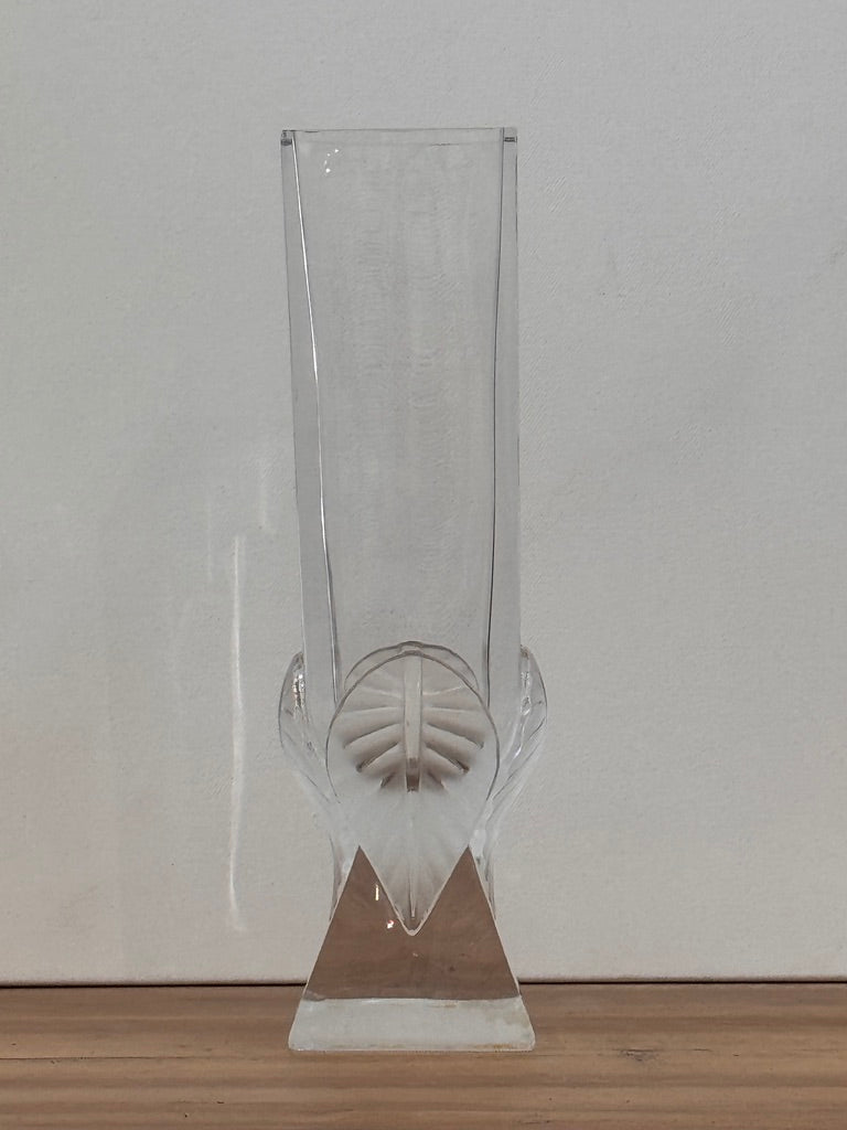Lalique &quot;Broceliande&quot; clear crystal vase, 20th Century - Helen Storey Antiques