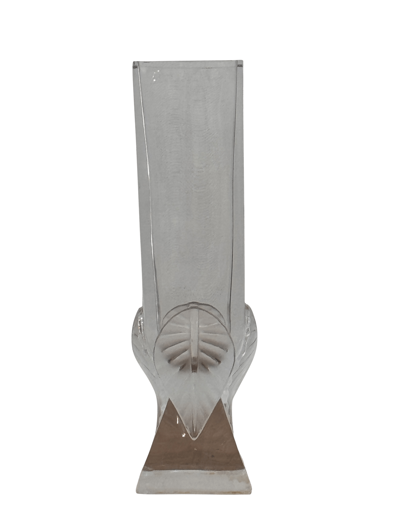 Lalique "Broceliande" clear crystal vase, 20th Century