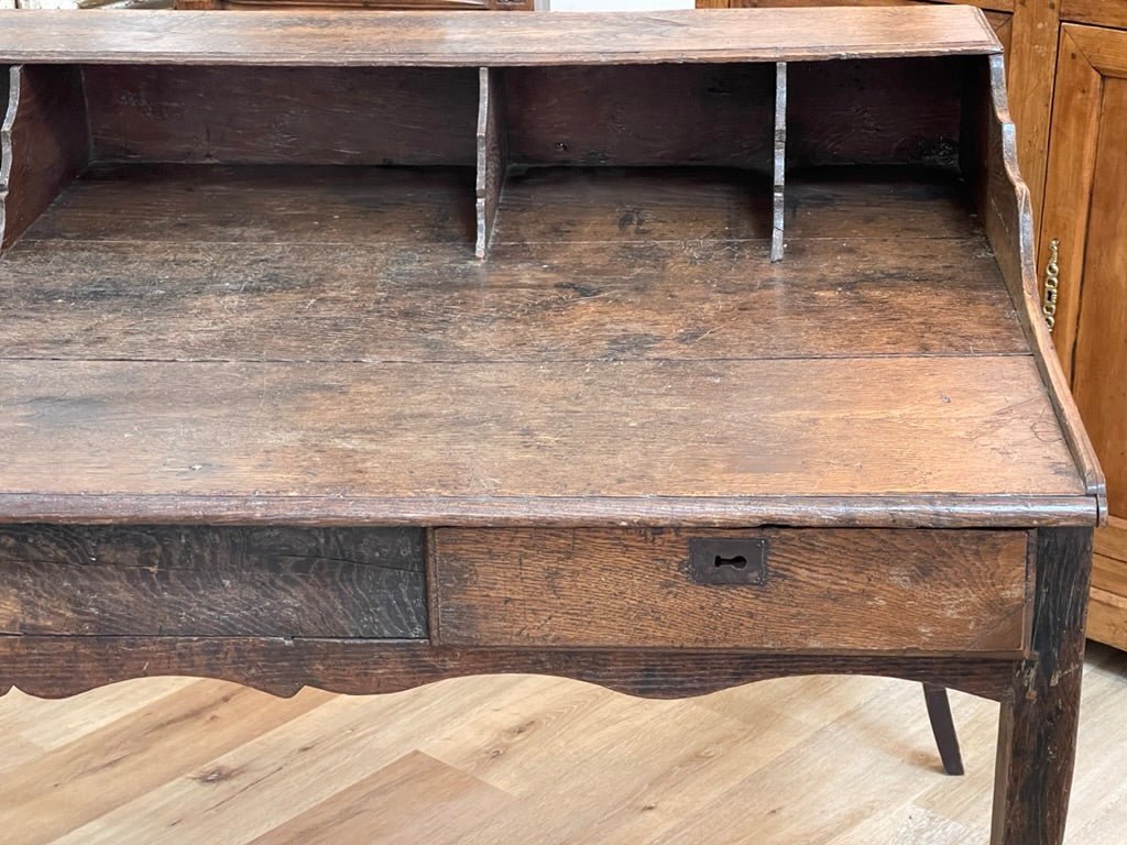 Large 18th Century French Provincial Desk Bureau - ON HOLD - Helen Storey Antiques