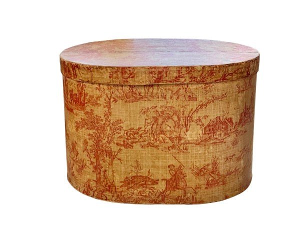 LARGE 19TH CENTURY WALLPAPER BOX