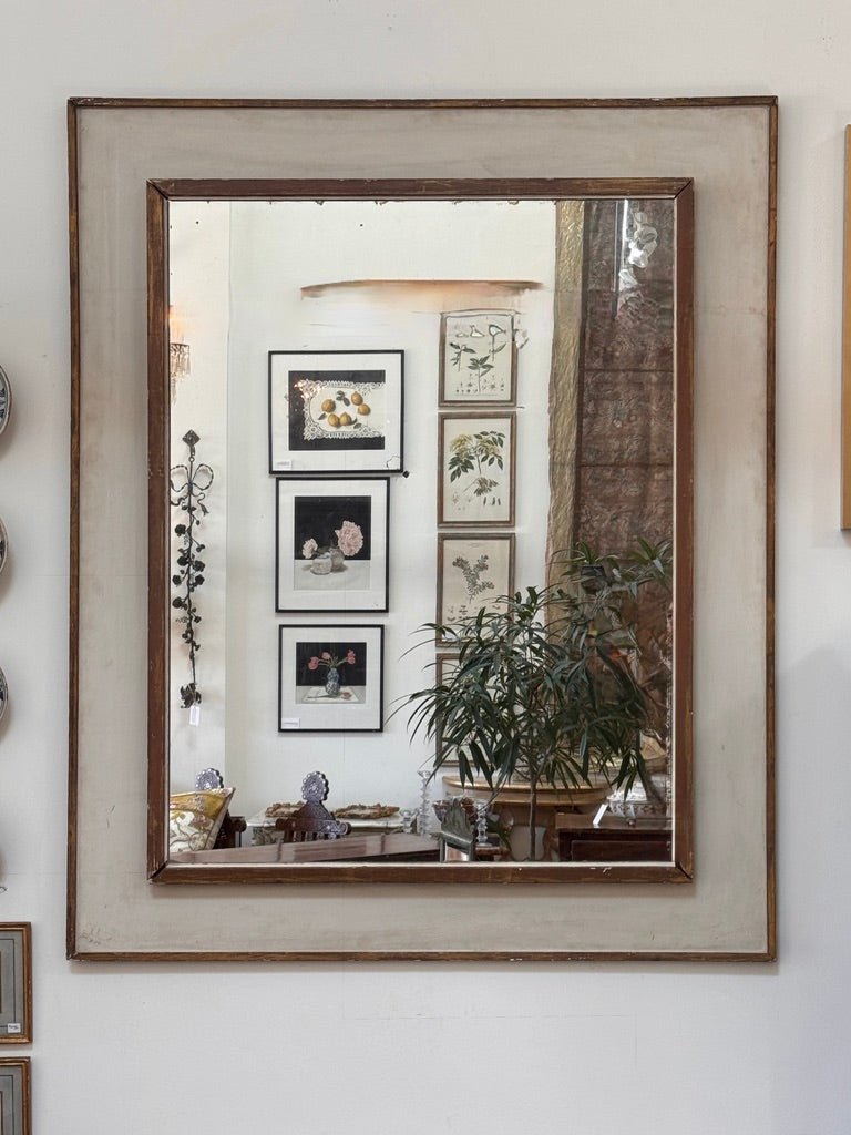Large Rectangular  Italian mirror, painted