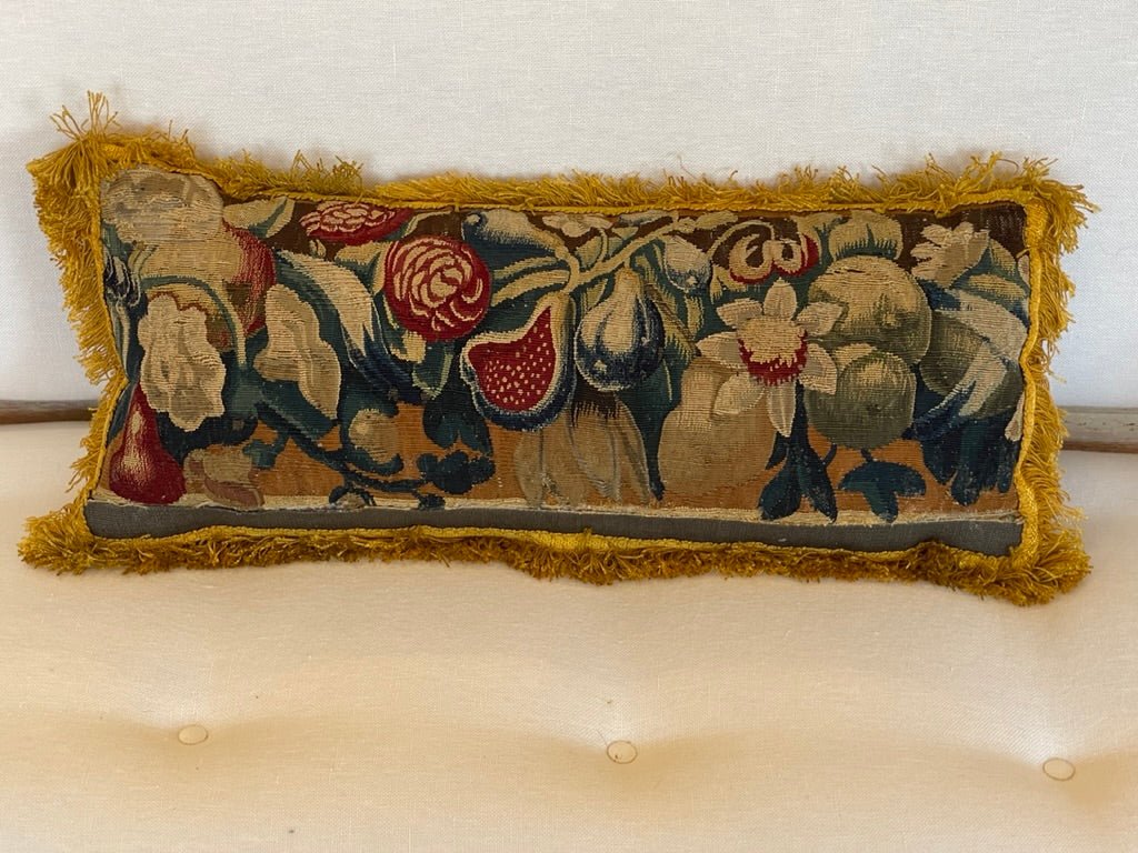 Late 17th Century Flemish Tapestry Panels Stuffed as Cushions - Helen Storey Antiques