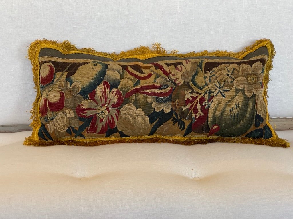 Late 17th Century Flemish Tapestry Panels Stuffed as Cushions - Helen Storey Antiques