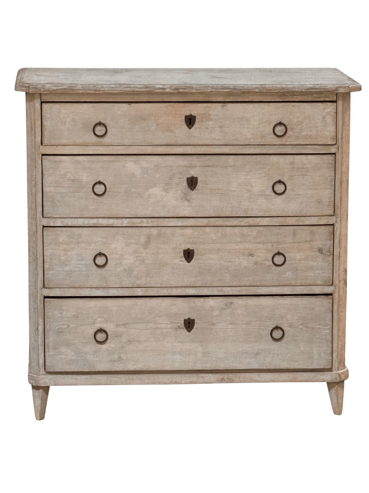 Late 18th century Swedish Gustavian chest with four drawers - Helen Storey Antiques