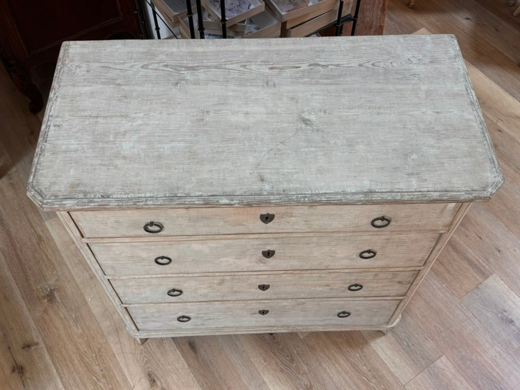Late 18th century Swedish Gustavian chest with four drawers - Helen Storey Antiques