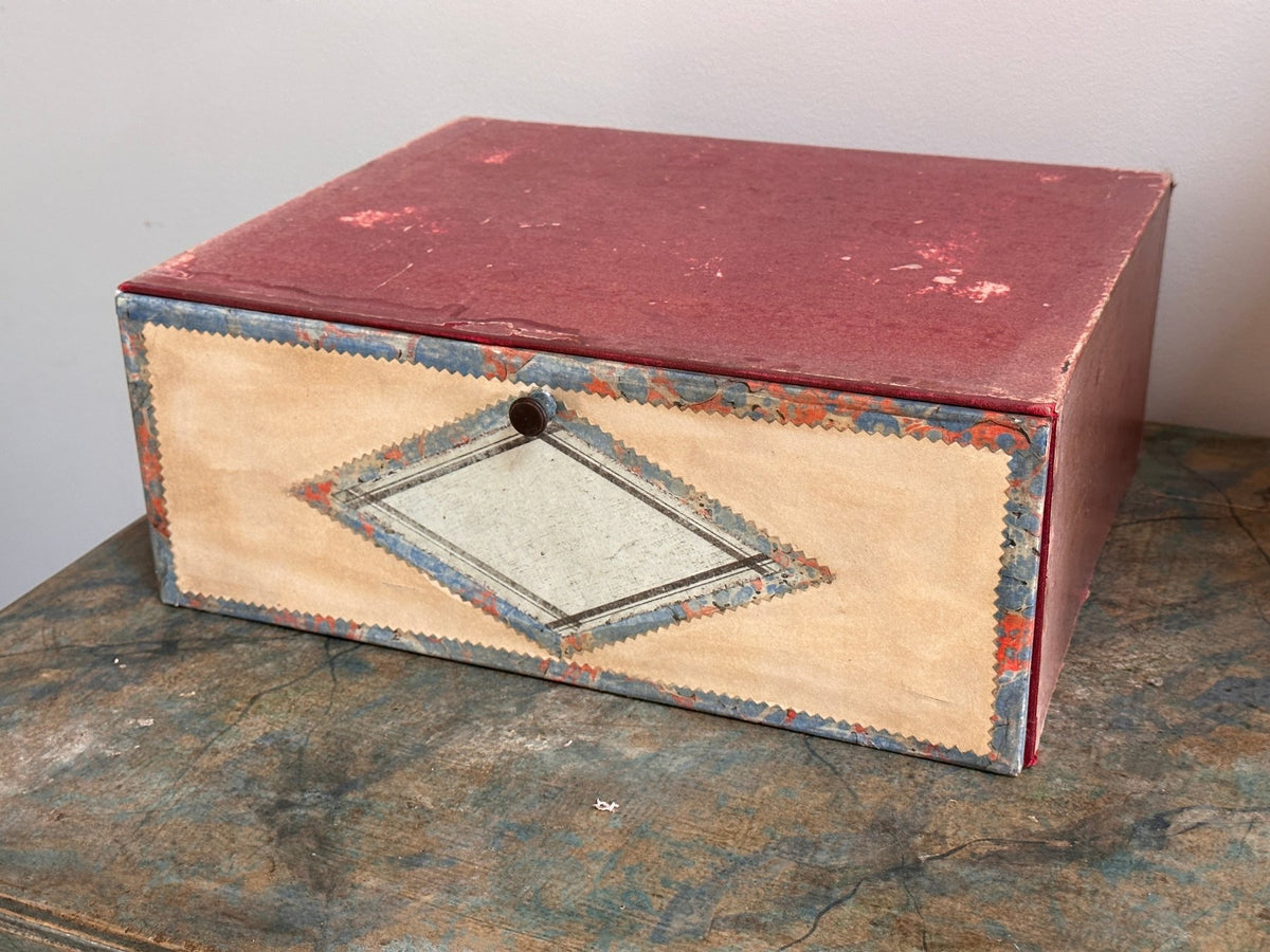 Late 19th Century French Cardboard File Boxes - Helen Storey Antiques