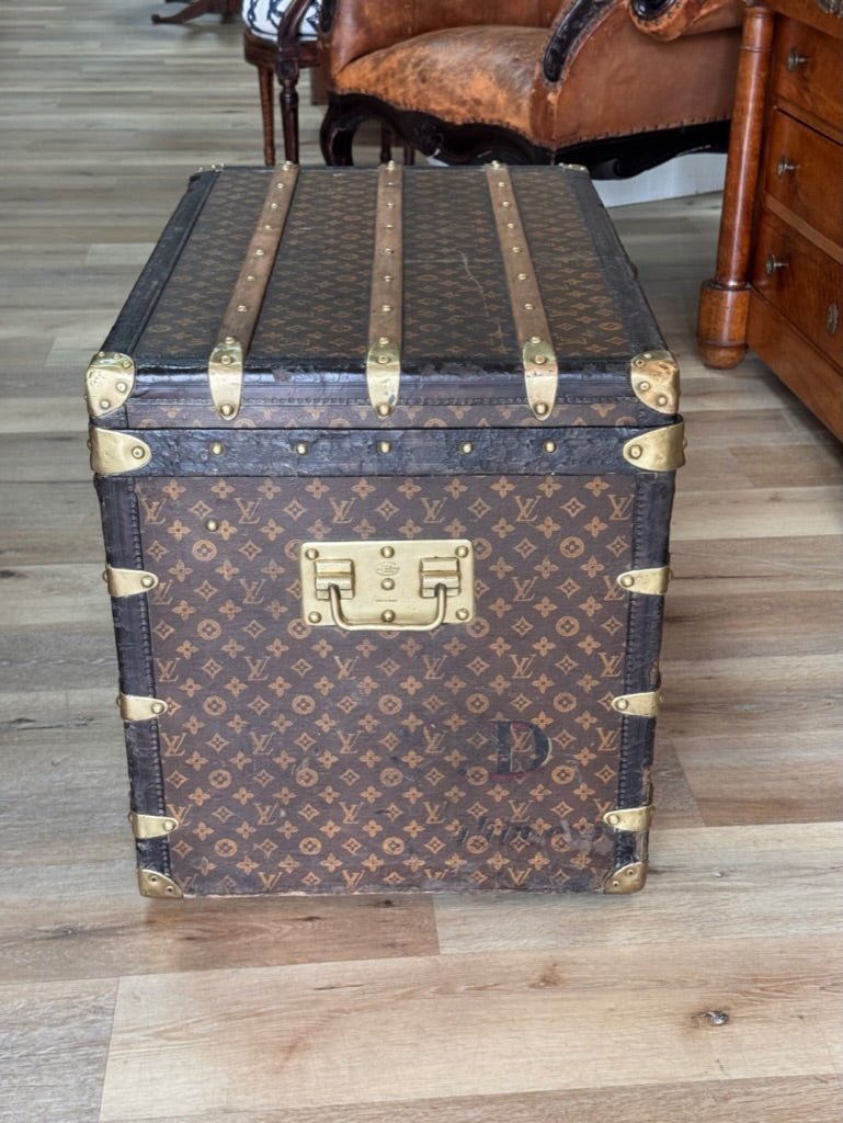 Late 19th to early 20th Century Louis Vuitton Steamer Trunk - Helen Storey Antiques