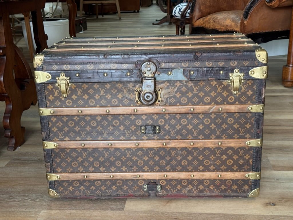 Late 19th to early 20th Century Louis Vuitton Steamer Trunk - Helen Storey Antiques