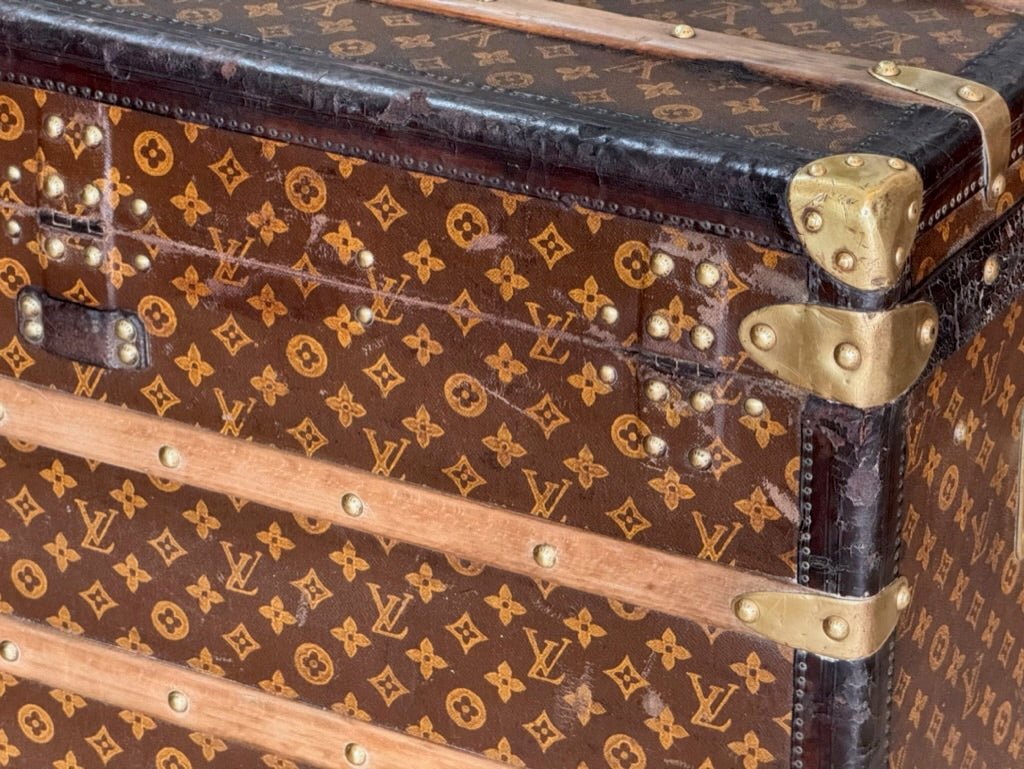 Late 19th to early 20th Century Louis Vuitton Steamer Trunk - Helen Storey Antiques