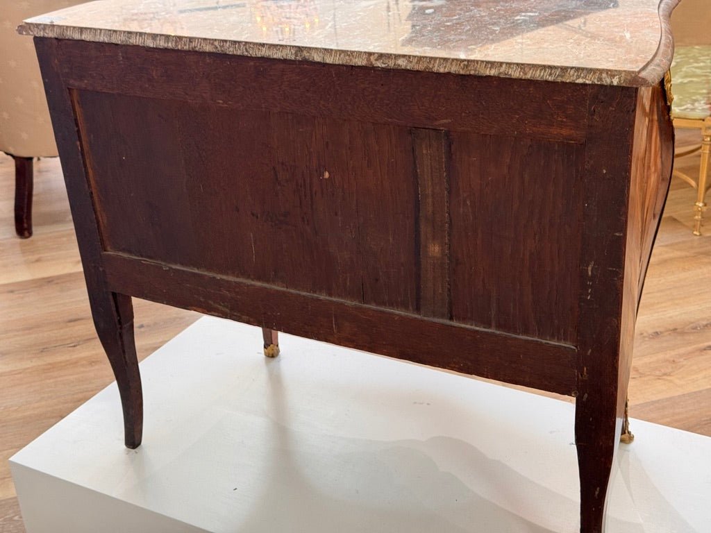 Louis XV Period Bombé Commode, Stamped J. Bircklé, Paris, Circa 1760 - Helen Storey Antiques