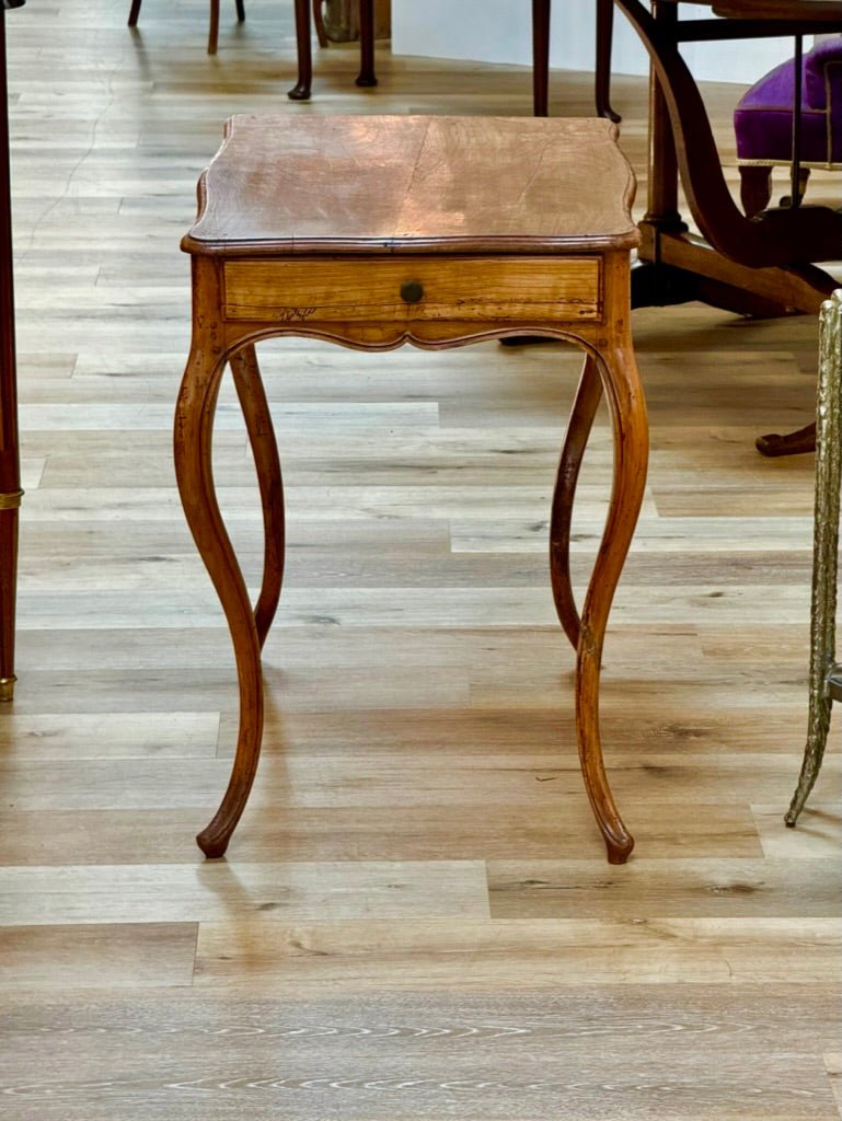 Louis XV Provincial fruitwood side table mid 18th century - Helen Storey Antiques