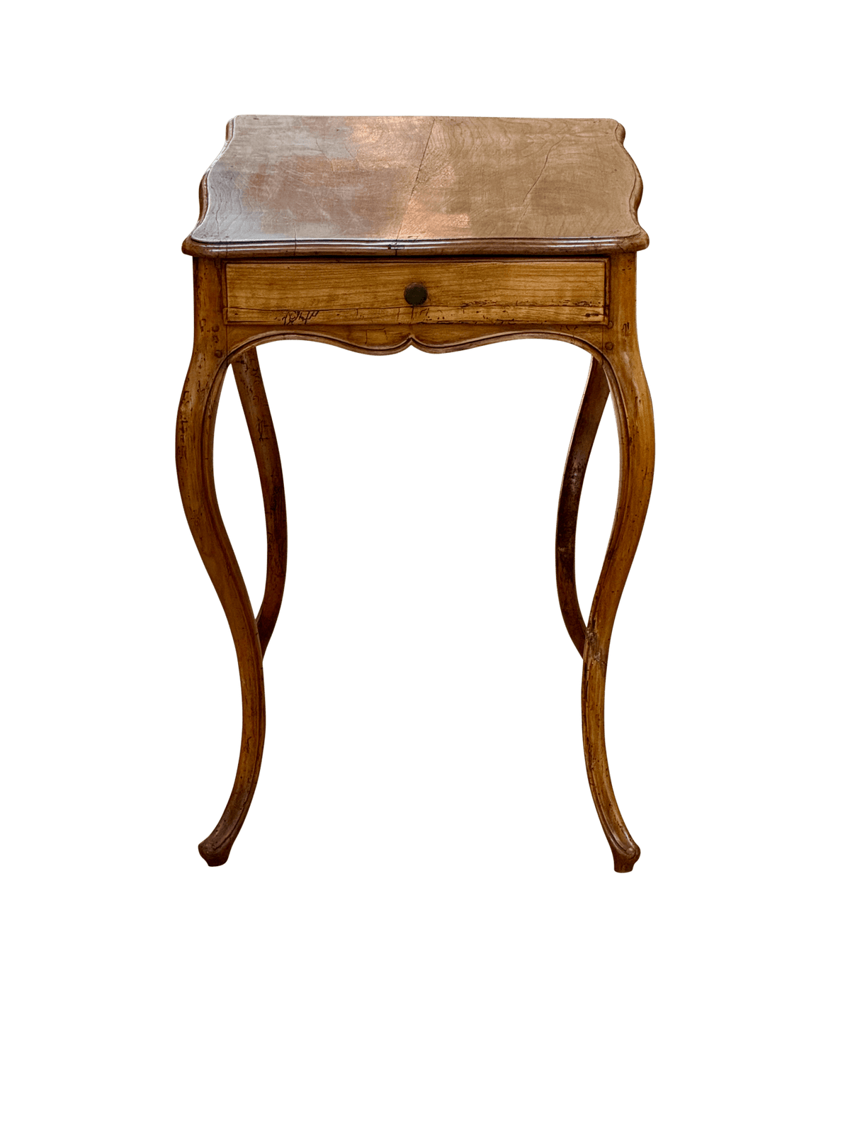 Louis XV Provincial fruitwood side table mid 18th century - Helen Storey Antiques