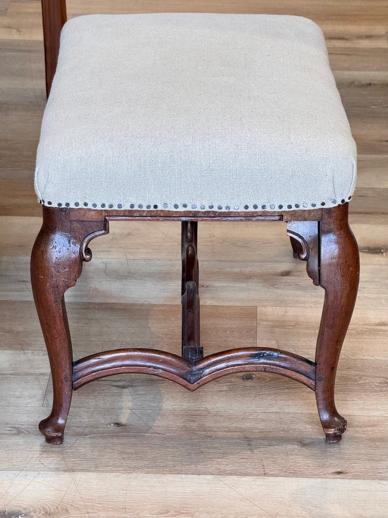Louis XV walnut bench - Helen Storey Antiques