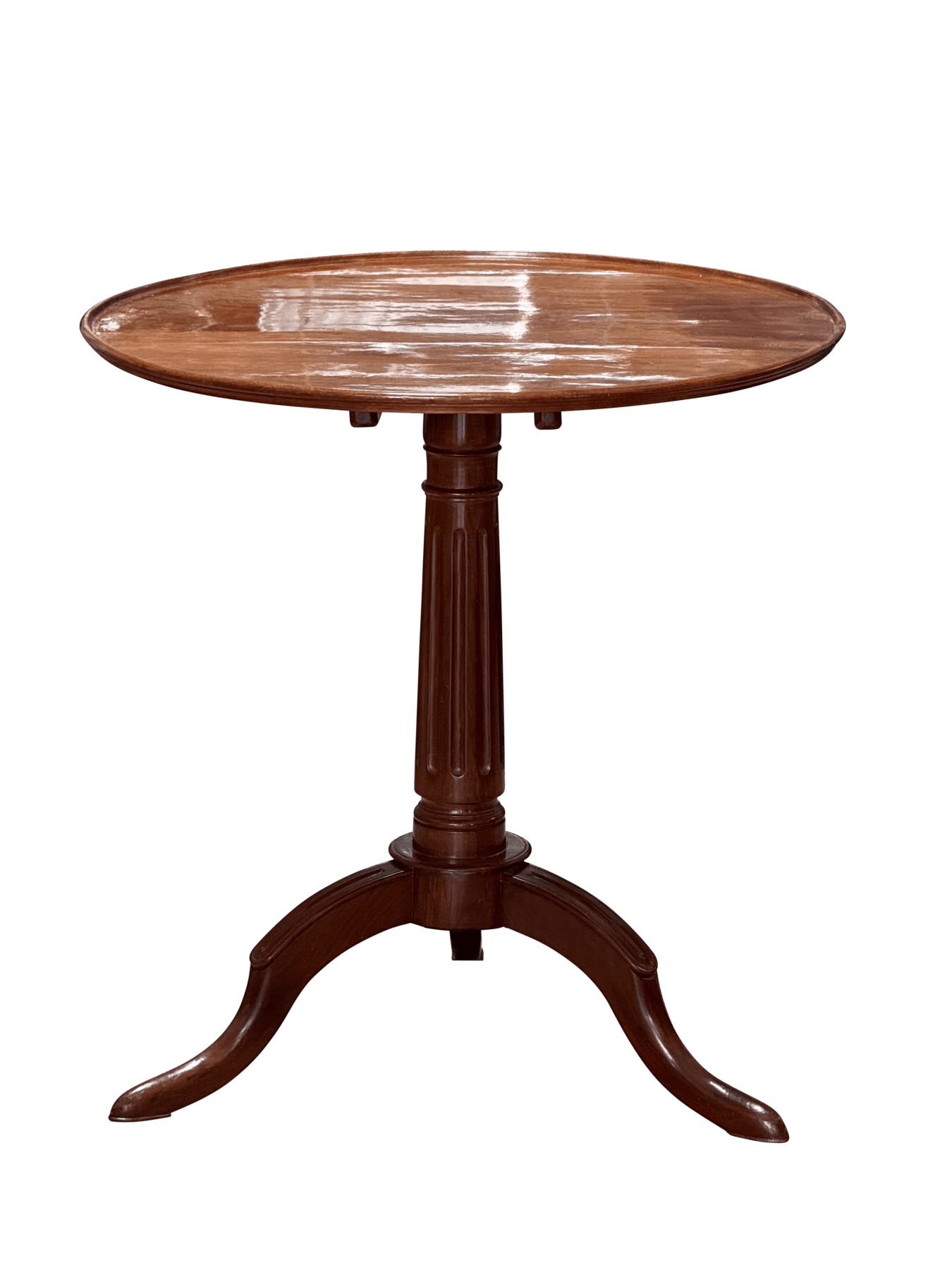 Louis XVI Mahogany Tripod Tilt-Top Side Table