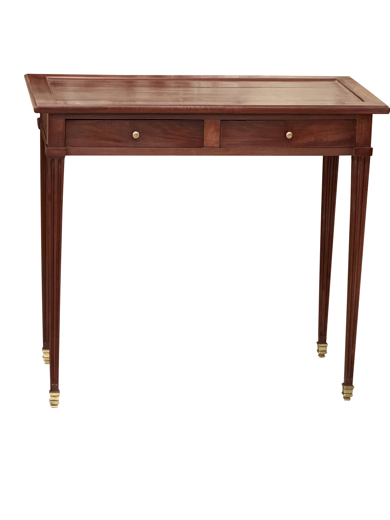 Louis XVI period French mahogany “petite table de salon,” side table