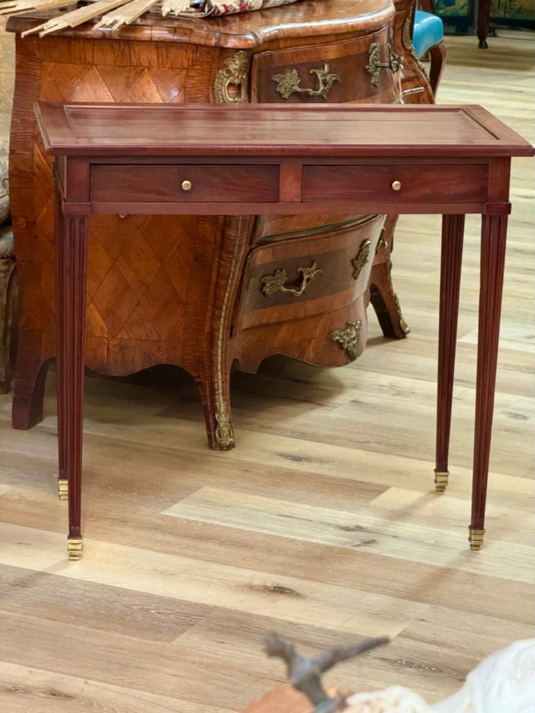 Louis XVI period French mahogany “petite table de salon,” side table - Helen Storey Antiques