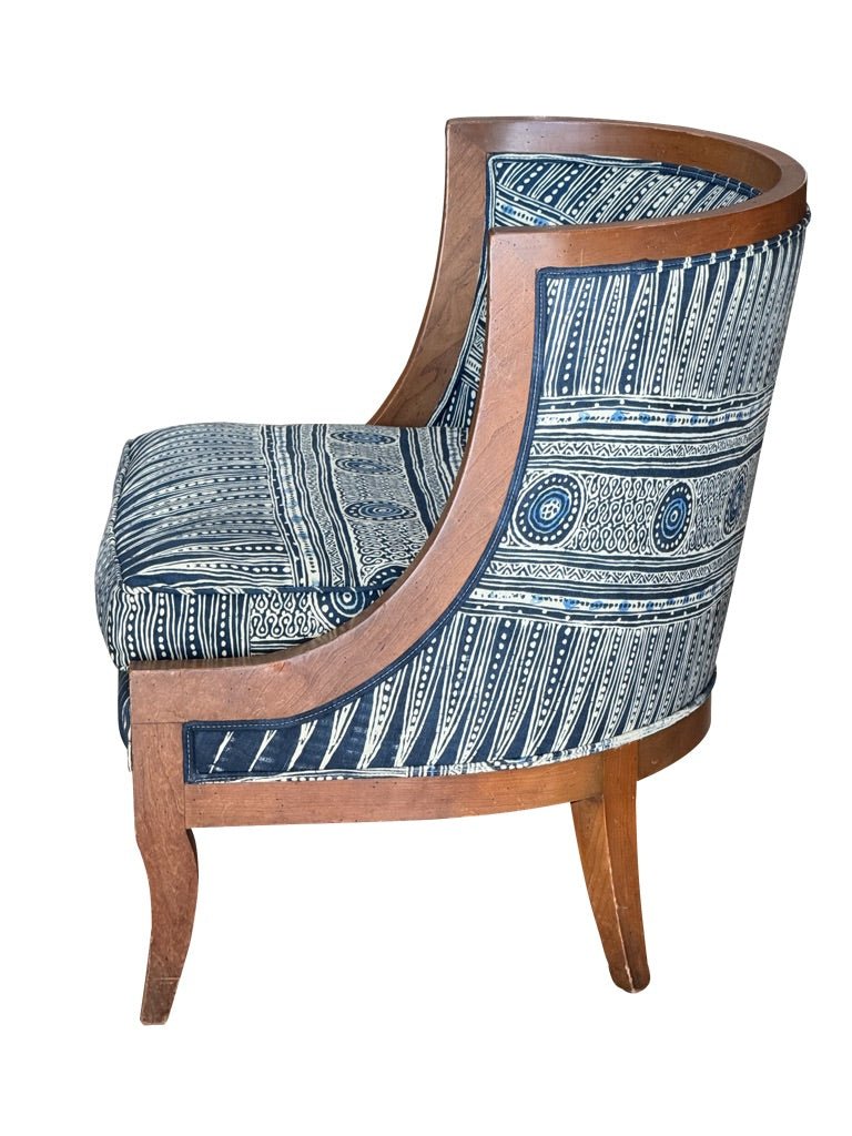 Mid - Century Barrel Chair - Helen Storey Antiques