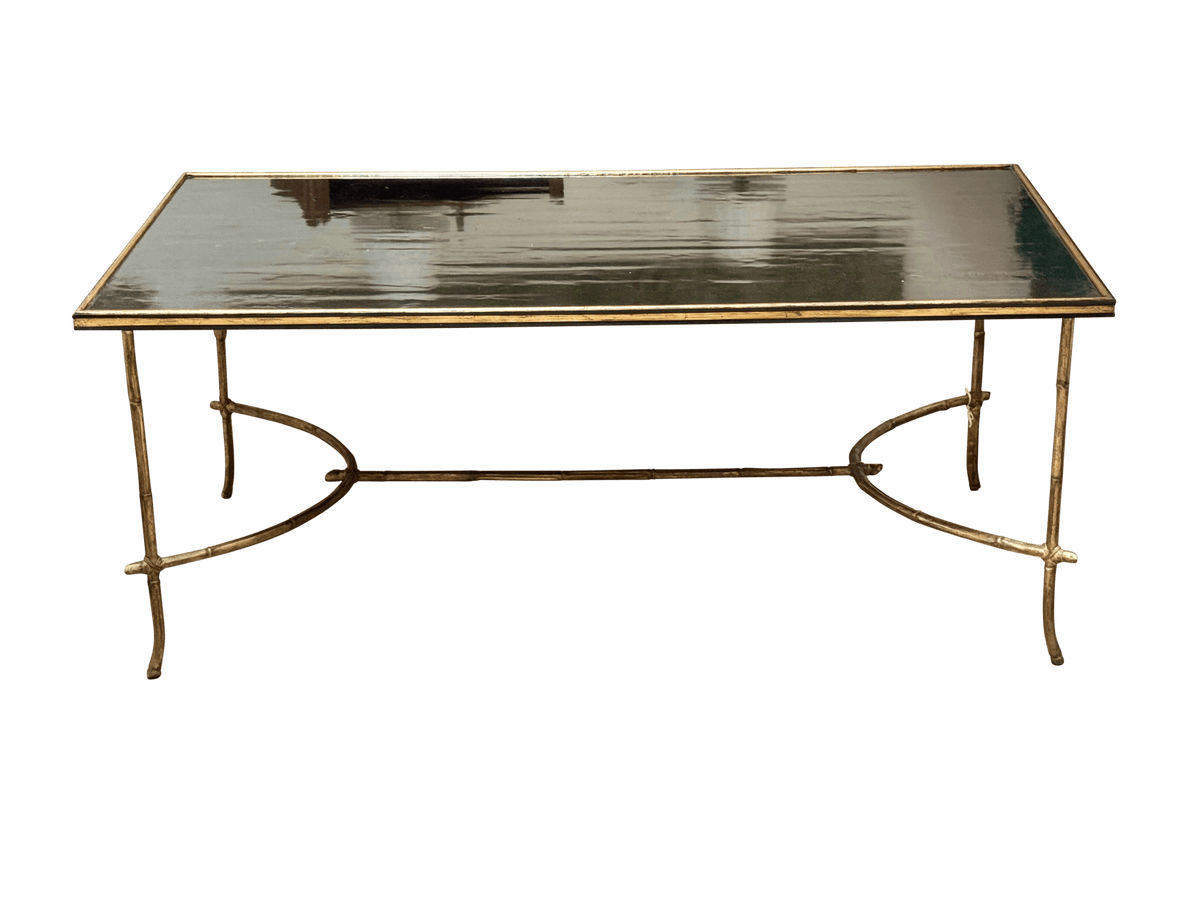 Modern lacquer and gilt metal Bamboo Chinoiserie table by Dennis &amp;amp; Leen - Helen Storey Antiques